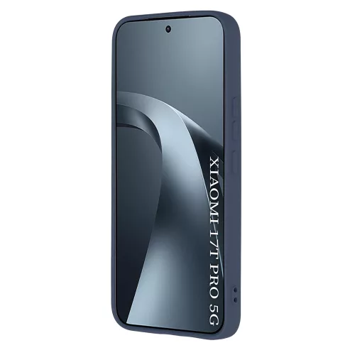Techsuit - SoftFlex szilikon tok - Xiaomi 17T Pro - Sötétkék