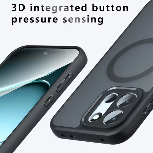Techsuit - PureFrost MagSafe Ütésálló tok Ütésálló tok - OnePlus Nord 6 - Matt fekete