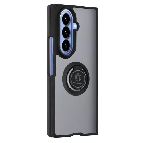 Techsuit - Glinth gyűrűs tok - Samsung Galaxy Z Fold8 Ultra - Fekete