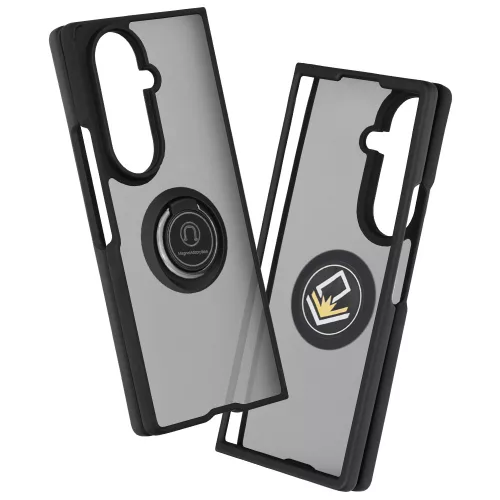 Techsuit - Glinth gyűrűs tok - Samsung Galaxy Z Fold8 Ultra - Fekete