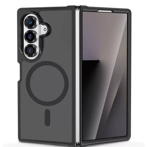 Techsuit - PureFrost MagSafe Ütésálló tok Ütésálló tok - Samsung Galaxy Z Fold8 Ultra - Matt fekete