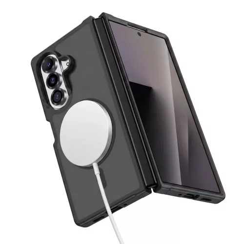 Techsuit - PureFrost MagSafe Ütésálló tok Ütésálló tok - Samsung Galaxy Z Fold8 Ultra - Matt fekete