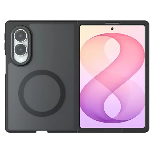 Techsuit - PureFrost MagSafe Ütésálló tok Ütésálló tok - Samsung Galaxy Z Fold8 - Matt fekete