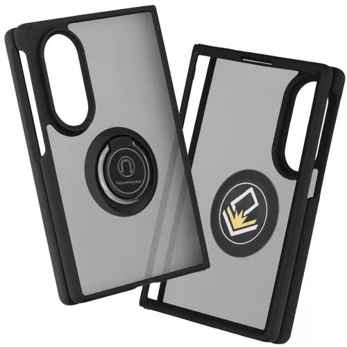 Techsuit - Glinth gyűrűs tok - Samsung Galaxy Z Fold8 - Fekete