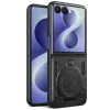 Techsuit - CamGuard Pro tok ütésálló tok - Samsung Galaxy Z Flip8 - Fekete