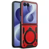 Techsuit - CamGuard Pro tok ütésálló tok - Samsung Galaxy Z Flip8 - Piros