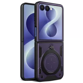   Techsuit - CamGuard Pro tok ütésálló tok - Samsung Galaxy Z Flip8 - Lila