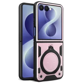  Techsuit - CamGuard Pro tok ütésálló tok - Samsung Galaxy Z Flip8 - Rosegold