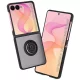 Techsuit - Glinth gyűrűs tok - Samsung Galaxy Z Flip8 / Z Flip7 - Fekete