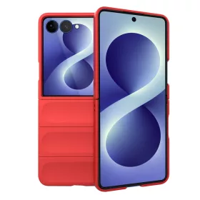 Techsuit - Magic Shield tok - Samsung Galaxy Z Flip8 - Piros