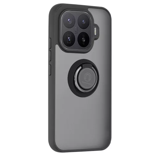 Techsuit - Glinth gyűrűs tok - Xiaomi 17T Pro - Fekete