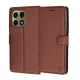 Techsuit - Leather Folio - Motorola Edge 70 Pro - Brown
