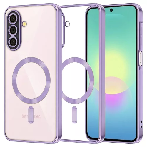 Techsuit - Luxury Crystal MagSafe - Samsung Galaxy A27 5G - Light Purple