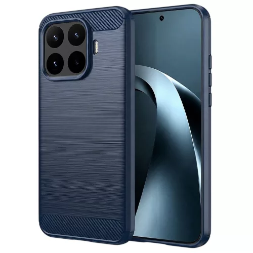 Techsuit - Carbon szilikon tok - Xiaomi 17T Pro - Kék