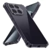 Techsuit - Shockproof Átlátszó Ütésálló Szilikon tok - Xiaomi 17T Pro - Átlátszó fekete