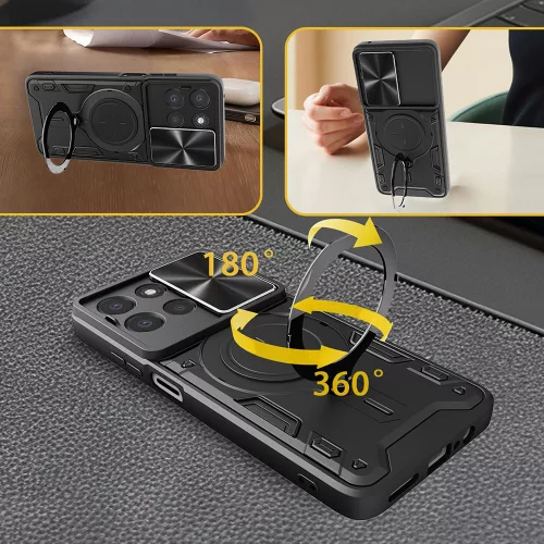 Techsuit - CamGuard Pro tok ütésálló tok - Xiaomi 17T Pro - Lila