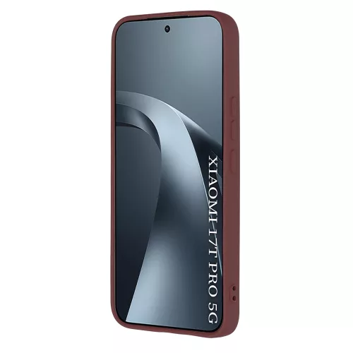 Techsuit - SoftFlex szilikon tok - Xiaomi 17T Pro - Bordó