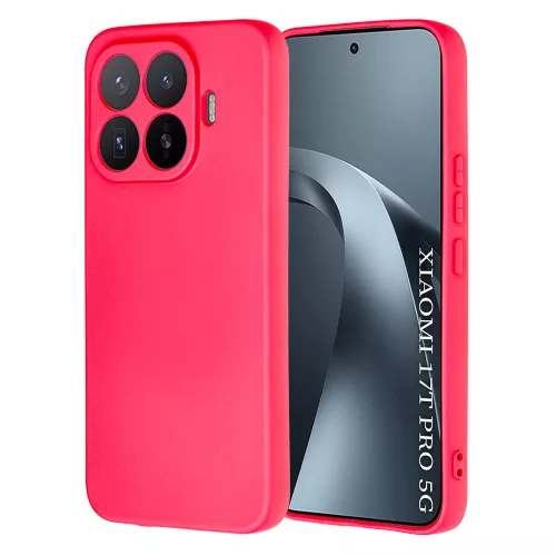 Techsuit - SoftFlex szilikon tok - Xiaomi 17T Pro - Pink