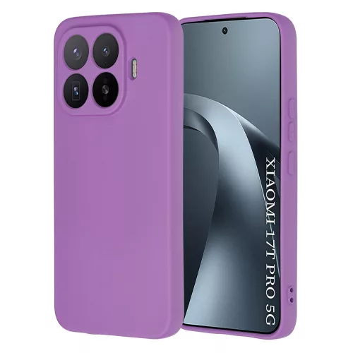 Techsuit - SoftFlex szilikon tok - Xiaomi 17T Pro - Lila