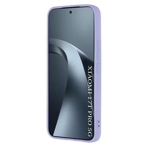 Techsuit - SoftFlex szilikon tok - Xiaomi 17T Pro - Világos lila