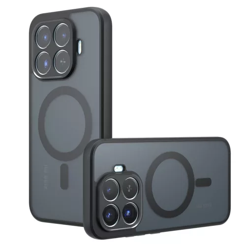 Techsuit - PureFrost MagSafe Ütésálló tok - Xiaomi 17T Pro - Matt fekete