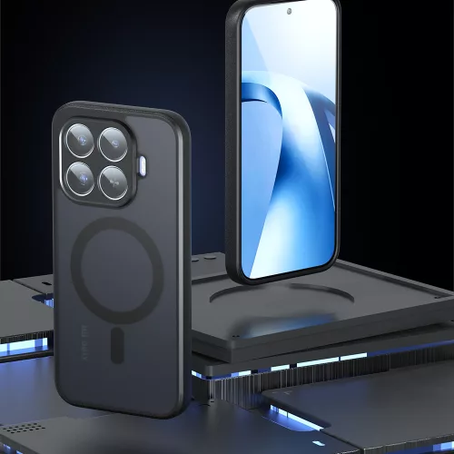 Techsuit - PureFrost MagSafe Ütésálló tok - Xiaomi 17T Pro - Matt fekete