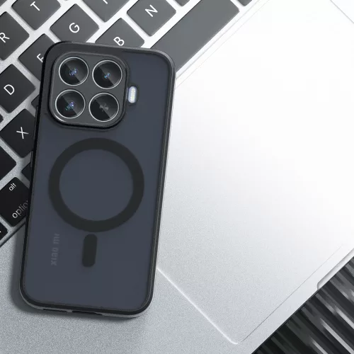 Techsuit - PureFrost MagSafe Ütésálló tok - Xiaomi 17T Pro - Matt fekete