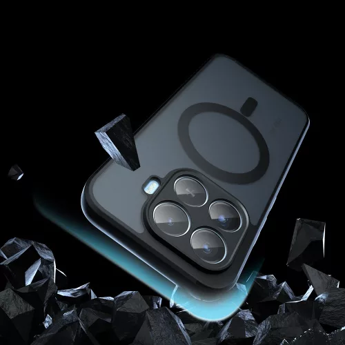 Techsuit - PureFrost MagSafe Ütésálló tok - Xiaomi 17T Pro - Matt fekete