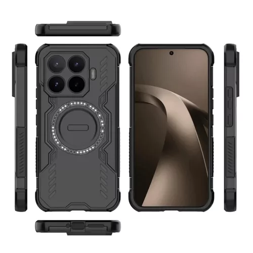 Techsuit - ArmorMag ütésálló tok - Xiaomi 17T Pro - Fekete