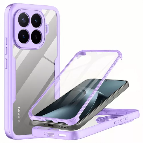 Techsuit - ColorVerse 360 tok kijelzővédővel - Xiaomi 17T Pro - Lila