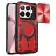 Techsuit - CamGuard Pro tok ütésálló tok - Xiaomi 17T - Piros
