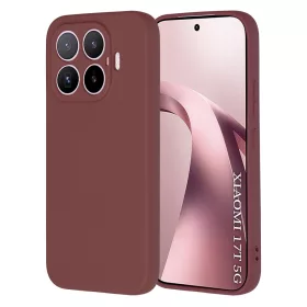 Techsuit - SoftFlex szilikon tok - Xiaomi 17T - Bordó