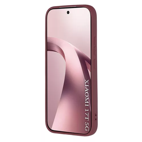 Techsuit - SoftFlex szilikon tok - Xiaomi 17T - Bordó