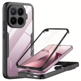   Techsuit - ColorVerse 360 tok kijelzővédővel - Xiaomi 17T - Fekete