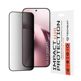 Techsuit - 111D Privacy Full Glue - Xiaomi 17T - Black