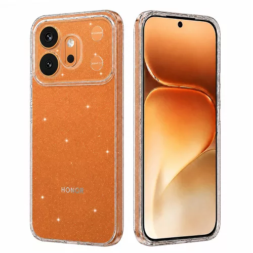 Techsuit - SperkleSkin tok - Honor 600 / 600 Pro - Átlátszó csillogós