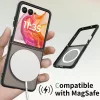 Techsuit - PureFrost MagSafe Ütésálló tok - Motorola Razr 60 Ultra / Razr 70 Ultra - Matt fekete