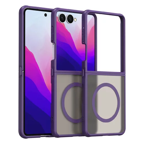 Techsuit - HaloFrost II MagSafe - Samsung Galaxy Z Flip8 - Purple
