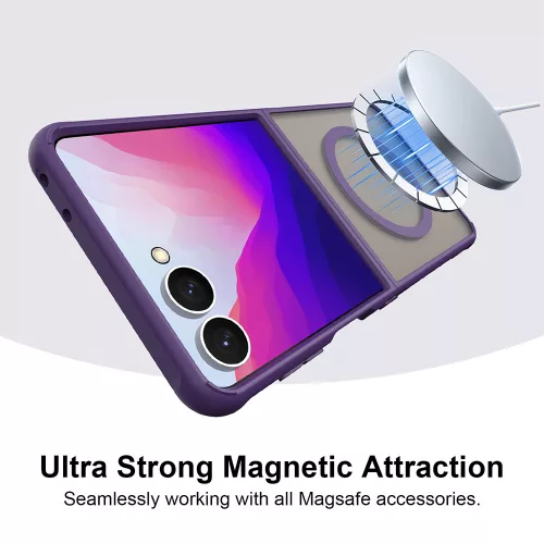 Techsuit - HaloFrost II MagSafe - Samsung Galaxy Z Flip8 - Purple