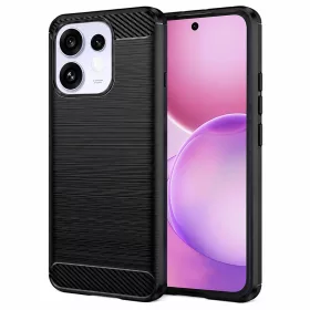   Techsuit - Carbon szilikon tok - Oppo Reno16 / Reno16 Pro - Fekete