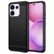 Techsuit - Carbon szilikon tok - Oppo Reno16 / Reno16 Pro - Fekete