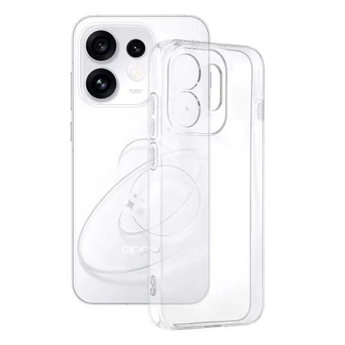 Techsuit - Clear Silicone tok - Oppo Reno16 - Átlátszó