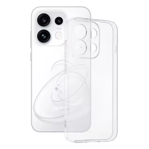 Techsuit - Clear Silicone tok - Oppo Reno16 Pro - Átlátszó