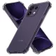 Techsuit - Shockproof Átlátszó Ütésálló Szilikon tok - Oppo Reno16 F / Reno16 FS - Átlátszó fekete