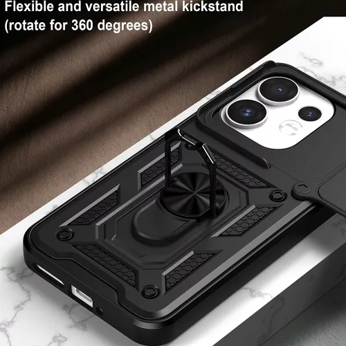 Techsuit - CamShield ütésálló tok - Oppo Reno16 / Reno16 Pro - Fekete