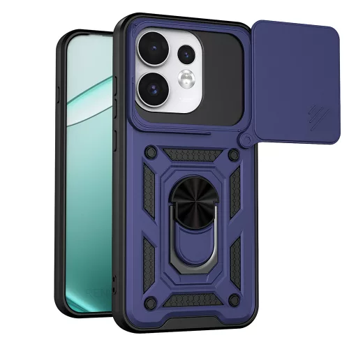 Techsuit - CamShield ütésálló tok - Oppo Reno16 / Reno16 Pro - Kék