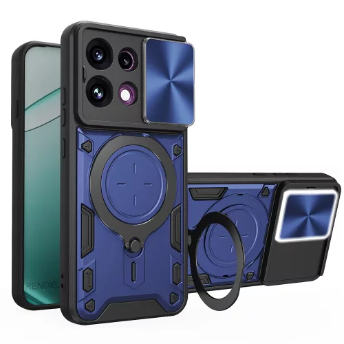 Techsuit - CamGuard Pro - Oppo Reno16 F / Reno16 FS - Blue