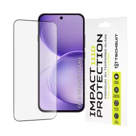   Techsuit - 111D Full Cover / Full Glue Glass - Oppo Reno16 F / Reno16 FS - Black