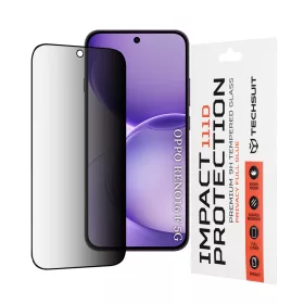   Techsuit - 111D Privacy Full Glue - Oppo Reno16 F / Reno16 FS - Black