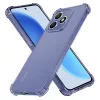 Techsuit - Shockproof Átlátszó Ütésálló Szilikon tok - Honor X8d - Átlátszó fekete